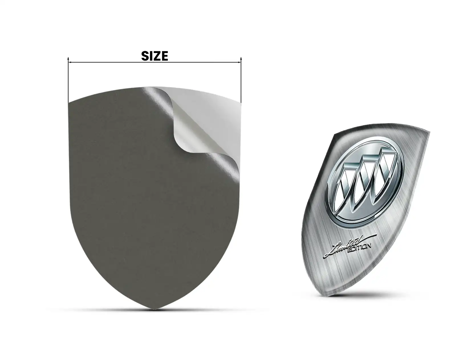 Buick Emblemas Silicona Auto Profesional Personalizable